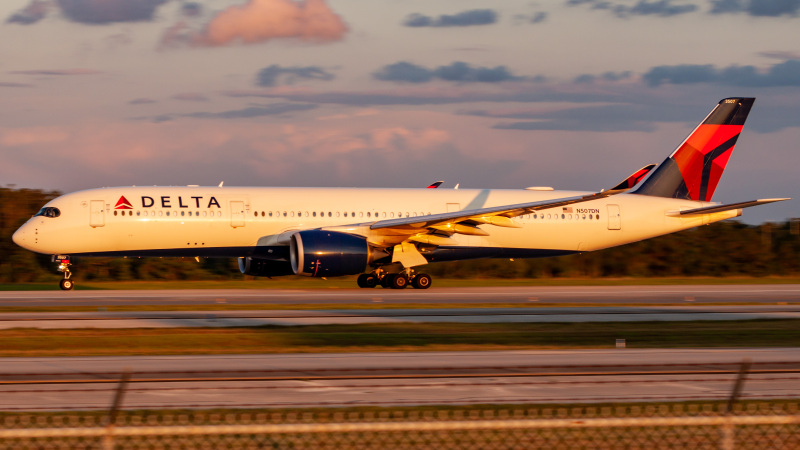 Photo of N507DN - Delta Airlines Airbus A350-900 at MCO on AeroXplorer Aviation Database