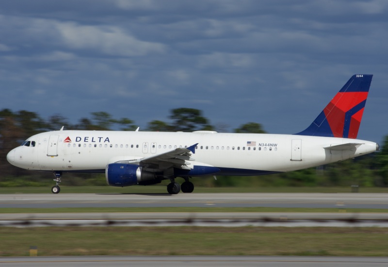 Photo of N344NW - Delta Airlines Airbus A320 at MCO on AeroXplorer Aviation Database