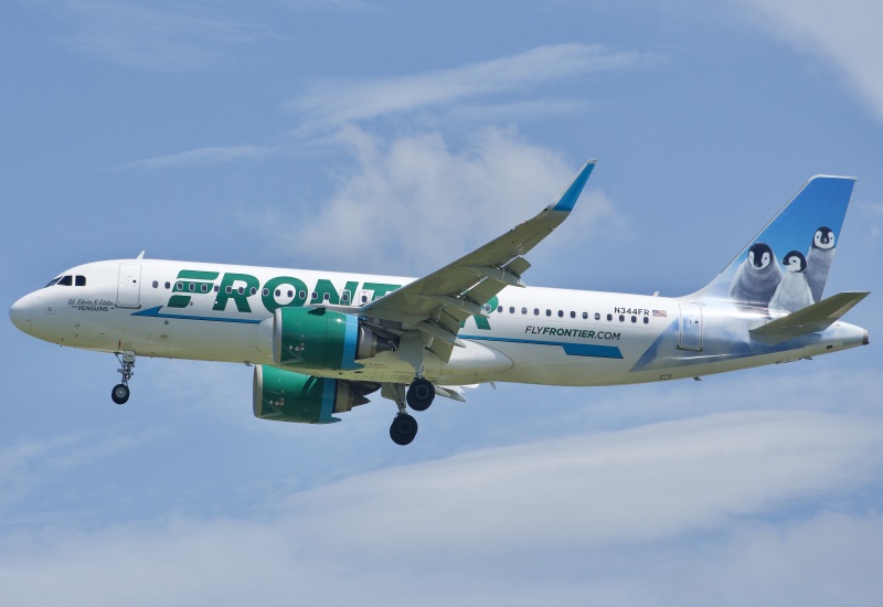 Photo of N344FR - Frontier Airlines Airbus A320NEO at MCO on AeroXplorer Aviation Database