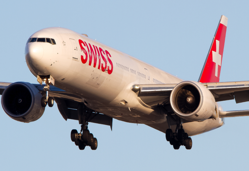 Photo of HB-JNH - Swiss  Boeing 777-3DEER at LAX on AeroXplorer Aviation Database