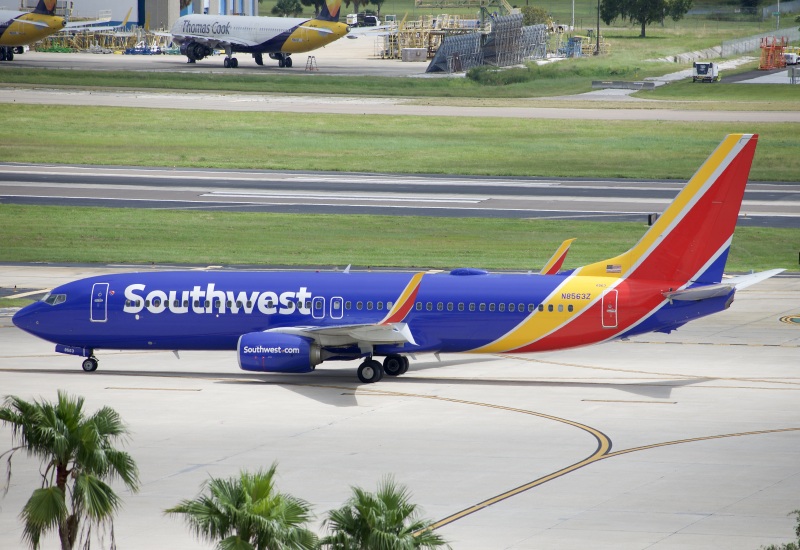 Photo of N8563Z - Southwest Airlines Boeing 737-800 at TPA on AeroXplorer Aviation Database