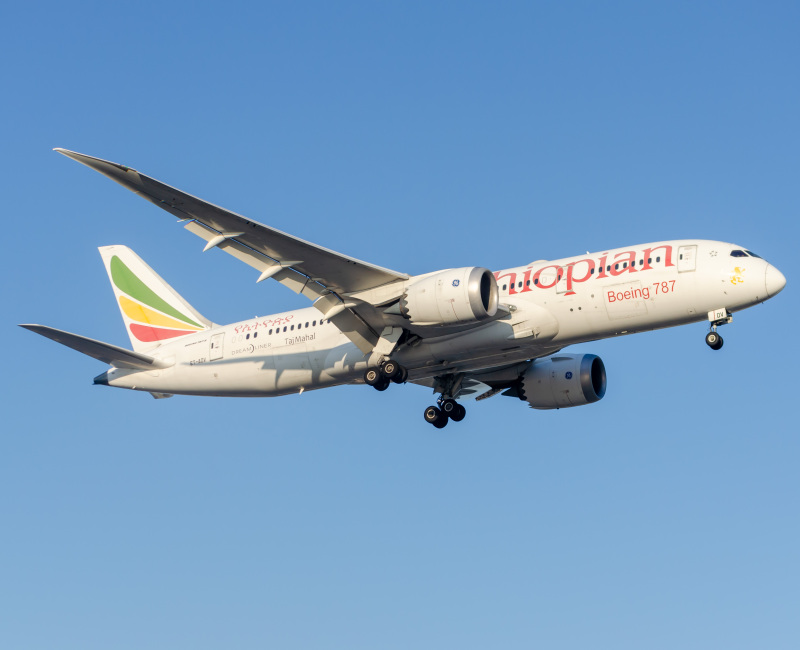 Photo of ET-ADV  - Ethiopian Airlines Boeing 787-8 at EWR on AeroXplorer Aviation Database