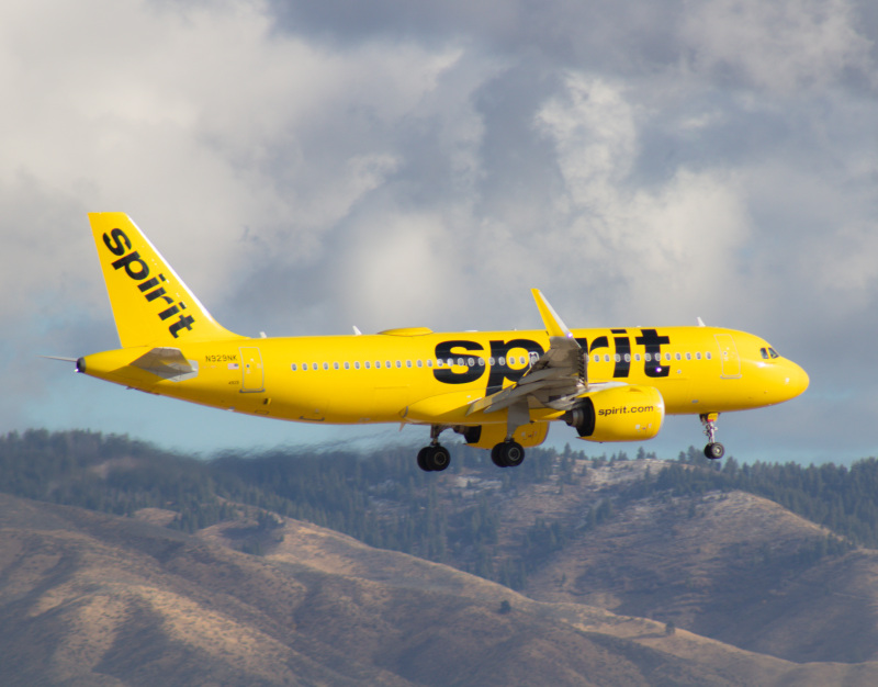 Photo of N929NK - Spirit Airlines Airbus A320NEO at BOI on AeroXplorer Aviation Database