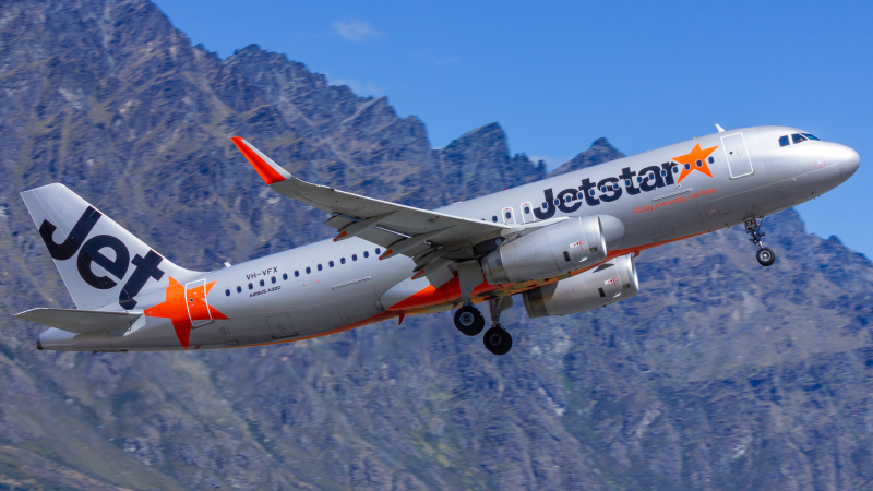 Photo of VH-VFX - JetStar Airways Airbus A320 at ZQN on AeroXplorer Aviation Database