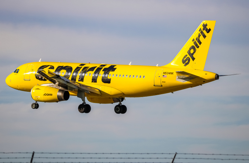 Photo of N534NK - Spirit Airlines Airbus A319 at BWI on AeroXplorer Aviation Database