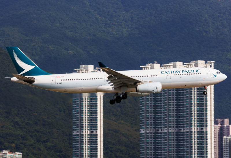Photo of B-LAO - Cathay Pacific Airbus A330-300 at HKG on AeroXplorer Aviation Database