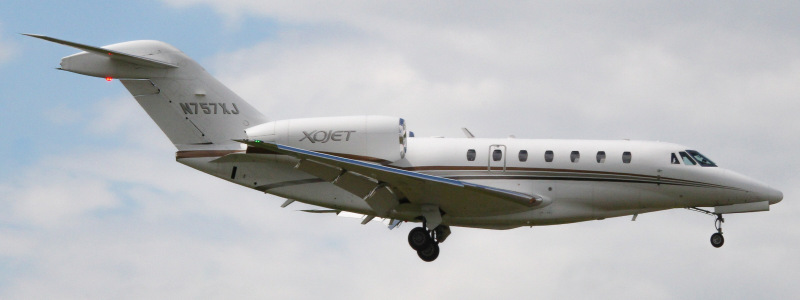 Photo of N757XJ - PRIVATE Cessna Citation 750 X at PHL on AeroXplorer Aviation Database