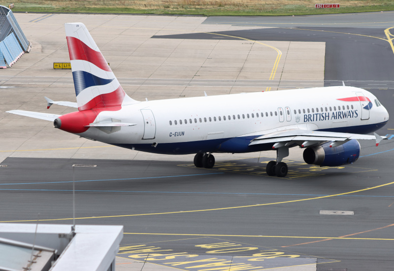 Photo of G-EUUN - British Airways Airbus A320 at FRA on AeroXplorer Aviation Database