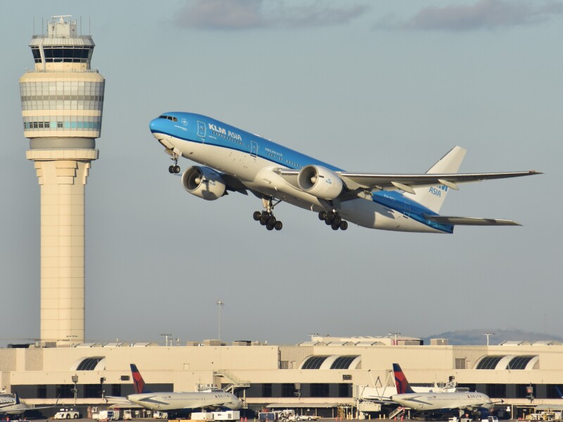 Photo of PH-BQI - KLM Boeing 777-200 at ATL on AeroXplorer Aviation Database