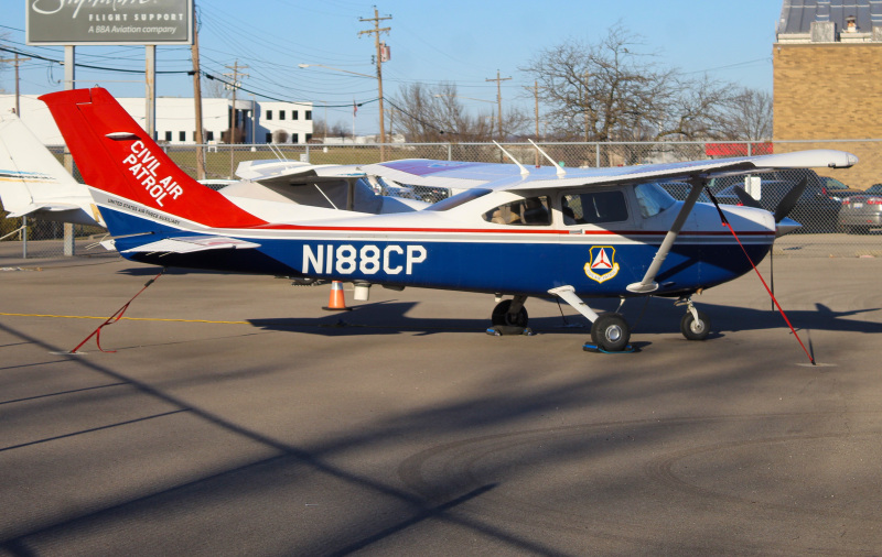 Photo of N188CP - Civil Air Patrol Cessna 182 at LUK on AeroXplorer Aviation Database