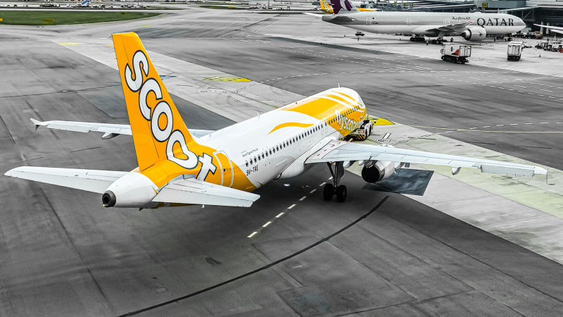 Photo of 9V-TRE - Scoot A320-232 at SIN on AeroXplorer Aviation Database
