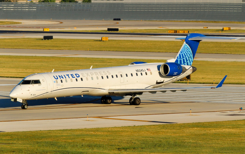 Photo of N504GJ - United Express Mitsubishi CRJ-550 at ORD on AeroXplorer Aviation Database