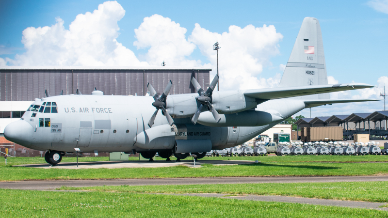 Photo of 64-0521 - Maryland Air Guard Lockheed C130 Hercules at MTN on AeroXplorer Aviation Database