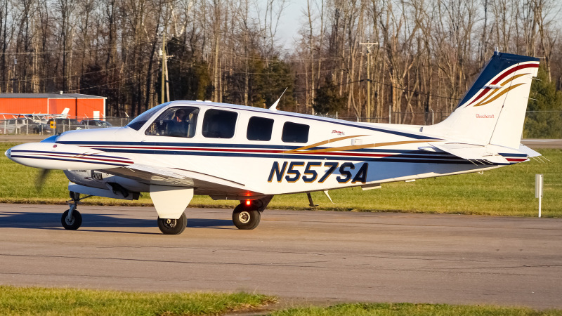 Photo of N557SA - PRIVATE  Beechcraft Bonanza  at I69 on AeroXplorer Aviation Database