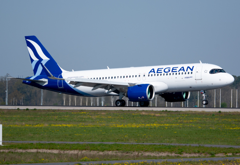 Photo of SX-NEK - Aegean Airlines Airbus A320NEO at BER on AeroXplorer Aviation Database