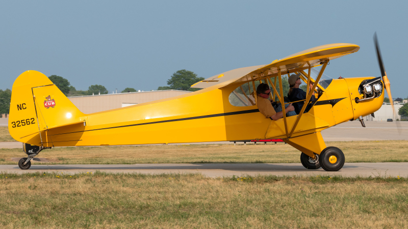 Photo of NC32562 - PRIVATE Piper J-3 Cub at OSH on AeroXplorer Aviation Database