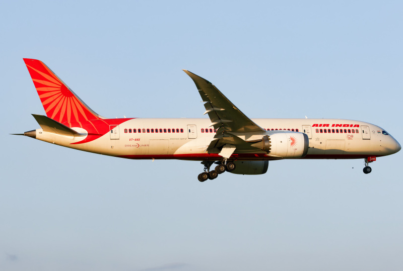 Photo of VT-ANX - Air India Boeing 787-8 at ZRH on AeroXplorer Aviation Database