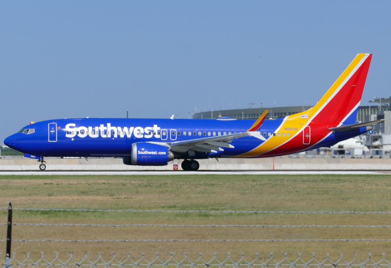 Photo of N8813Q - Southwest Airlines Boeing 737 MAX 8 at AUS on AeroXplorer Aviation Database