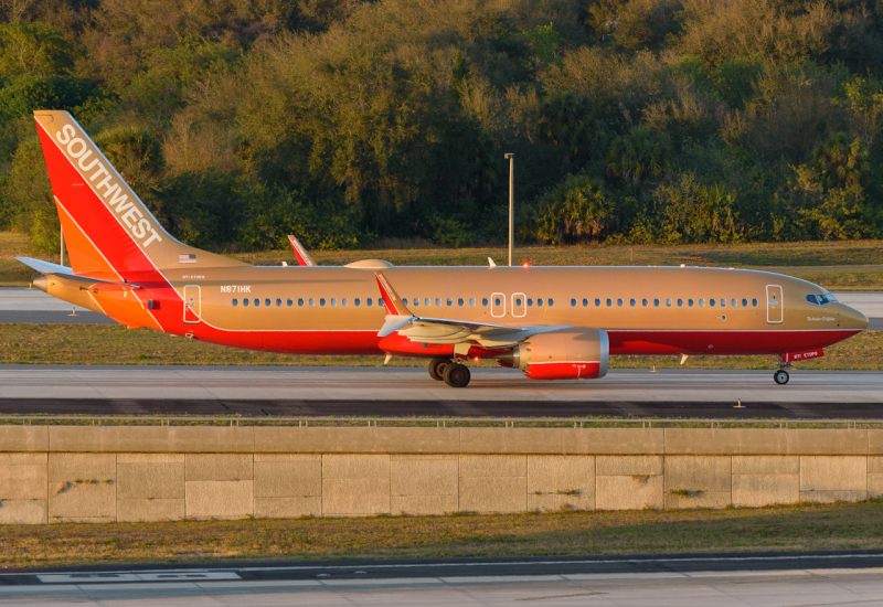 Photo of N871HK - Southwest Airlines Boeing 737 MAX 8 at TPA on AeroXplorer Aviation Database