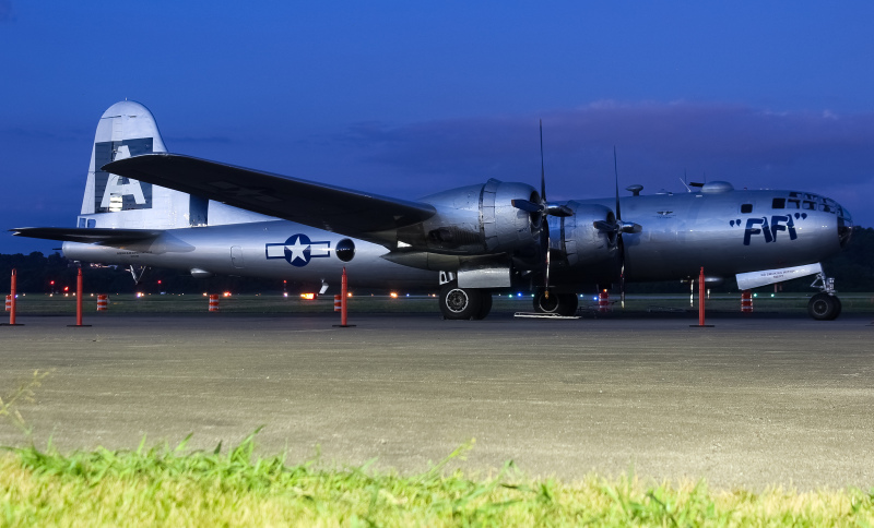 Photo of NX529B - Commemorative Air Force Boeing B-29 SuperFortress at LUK on AeroXplorer Aviation Database