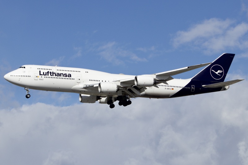 Photo of D-ABYA - Lufthansa Boeing 747-8 at LAX on AeroXplorer Aviation Database