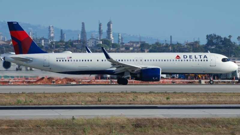 Photo of N505DZ - Delta Airlines Airbus A321NEO at LAX on AeroXplorer Aviation Database