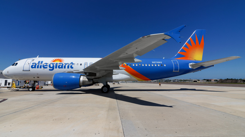 Photo of N274NV - Allegiant Air Airbus A320 at PIE on AeroXplorer Aviation Database