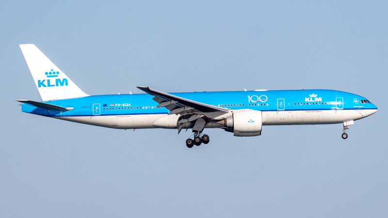 Photo of PH-BQA - KLM Boeing 777-200ER at BOS on AeroXplorer Aviation Database
