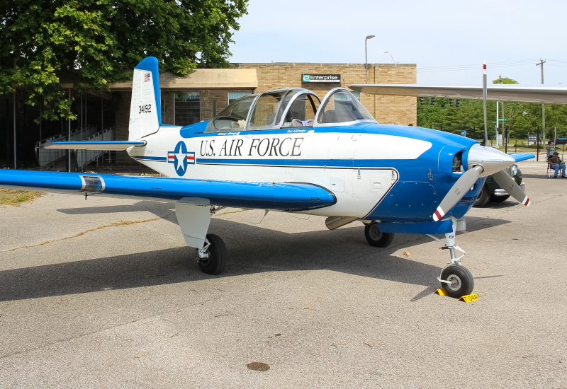 Photo of N134LM - PRIVATE Beechcraft T-34A at LUK on AeroXplorer Aviation Database
