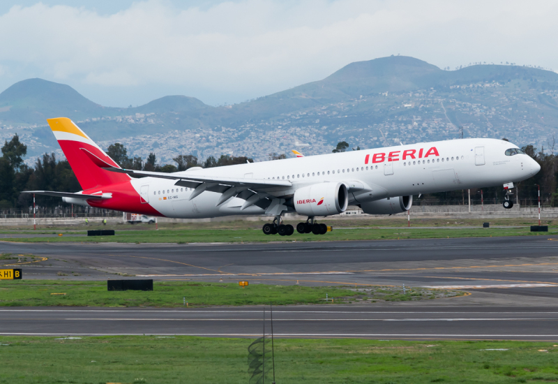 Photo of EC-NIG - Iberia Airbus A350-900 at MEX on AeroXplorer Aviation Database