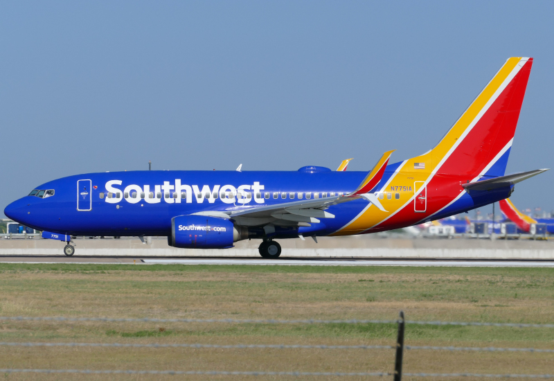 Photo of N7751A - Southwest Airlines Boeing 737-700 at AUS on AeroXplorer Aviation Database