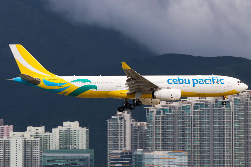 Photo of RP-C3343 - Cebu Pacific Airbus A330-300 at HKG on AeroXplorer Aviation Database