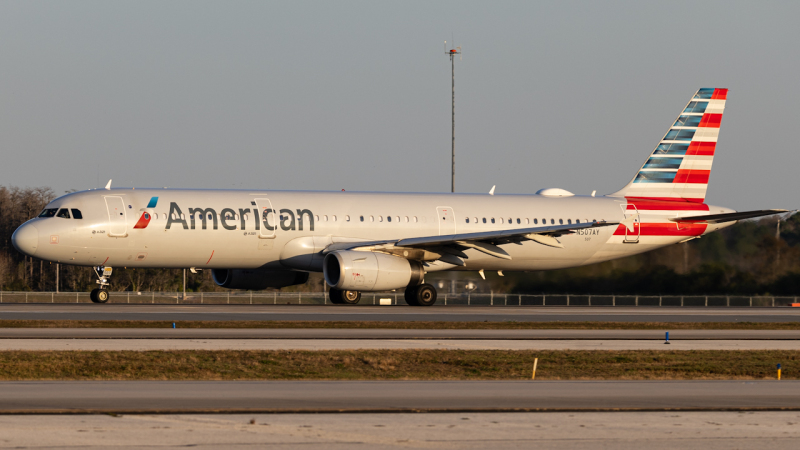 Photo of N507AY - American Airlines Airbus A321-200 at MCO on AeroXplorer Aviation Database