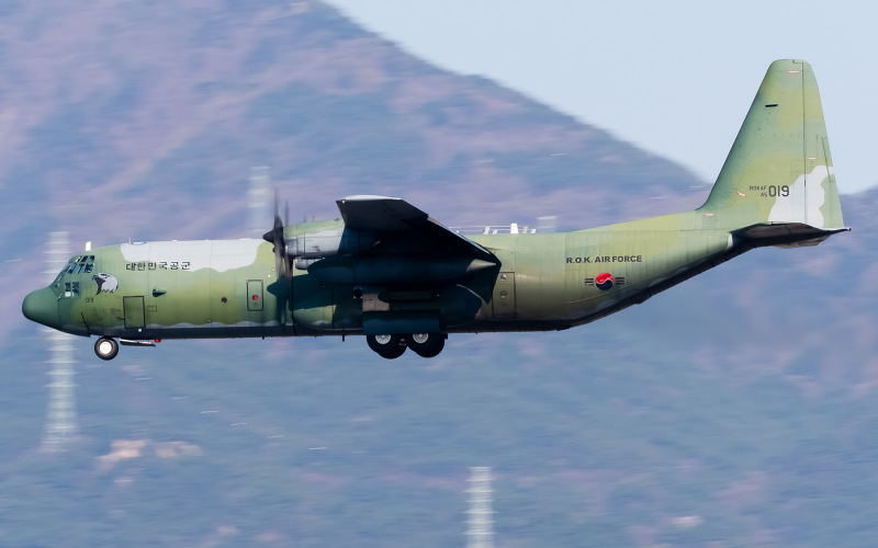 Photo of 45-019 - ROKAF Lockheed C-130H-30 Hercules at PUS on AeroXplorer Aviation Database