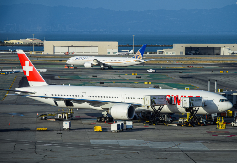 Photo of HB-JND - Swiss International Air Lines Boeing 777-300ER at SFO on AeroXplorer Aviation Database