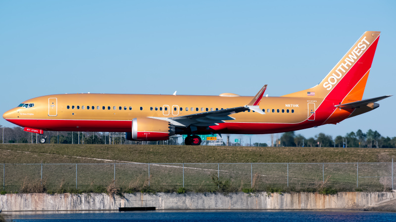 Photo of N871HK - Southwest Airlines Boeing 737 MAX 8 at MCO on AeroXplorer Aviation Database