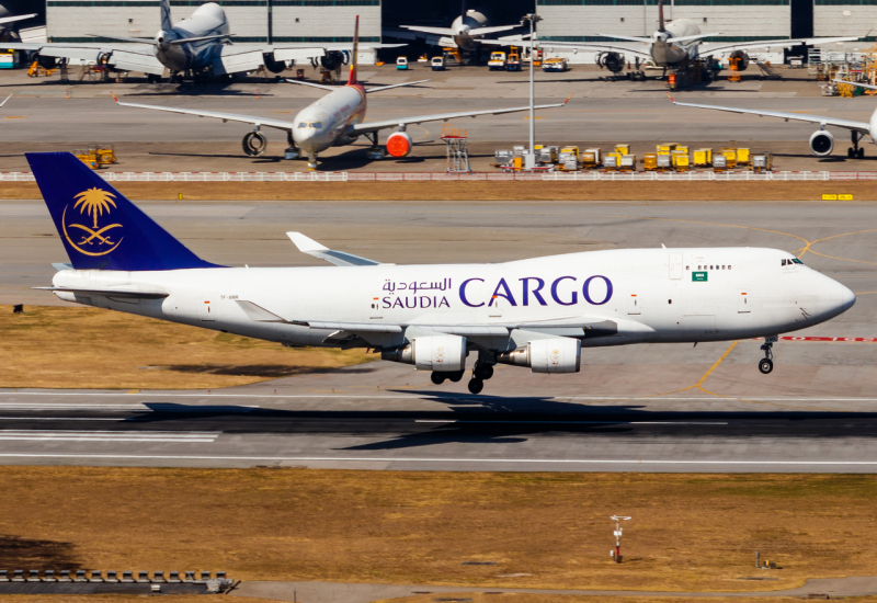 Photo of TF-AMR - Saudia Cargo Boeing 747-400F at HKG on AeroXplorer Aviation Database