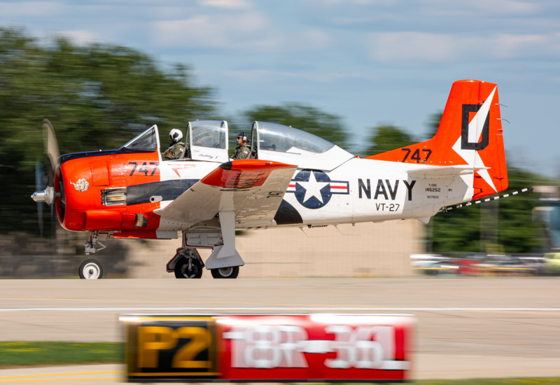 Photo of N7160C - PRIVATE North American T-28C Trojan at OSH on AeroXplorer Aviation Database