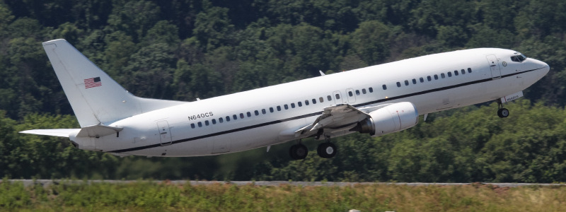 Photo of N640CS - US Department of Justice  Boeing 737-400 at MDT on AeroXplorer Aviation Database