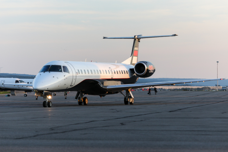 Photo of N81EX - Exodus Aircraft Embraer E145 at AVP on AeroXplorer Aviation Database