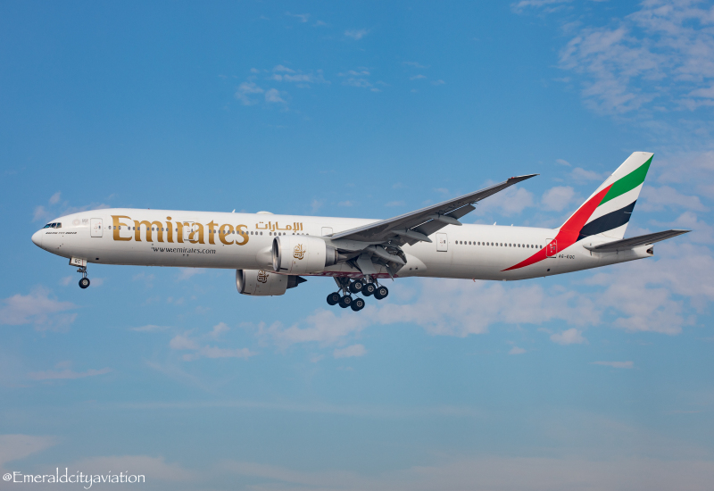 Photo of A6-EQC - Emirates Boeing 777-300ER at LAX on AeroXplorer Aviation Database