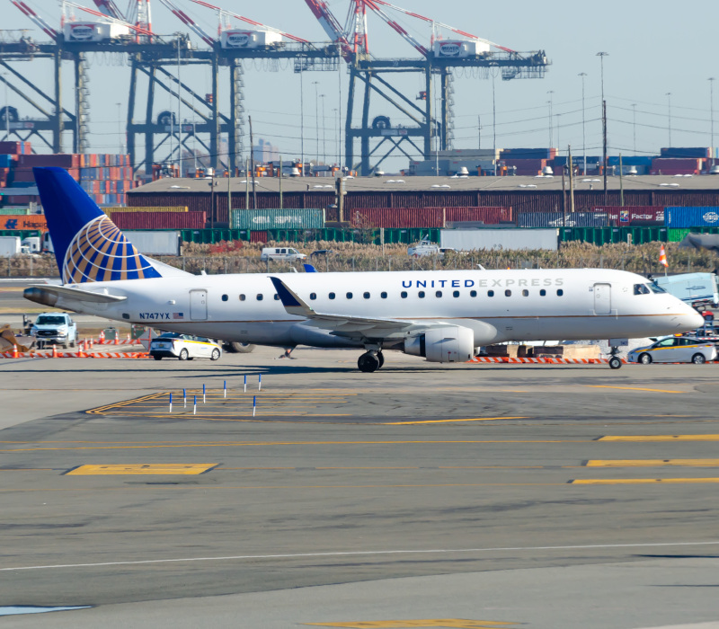 Photo of N747YX - United Express Embraer E175 at EWR on AeroXplorer Aviation Database