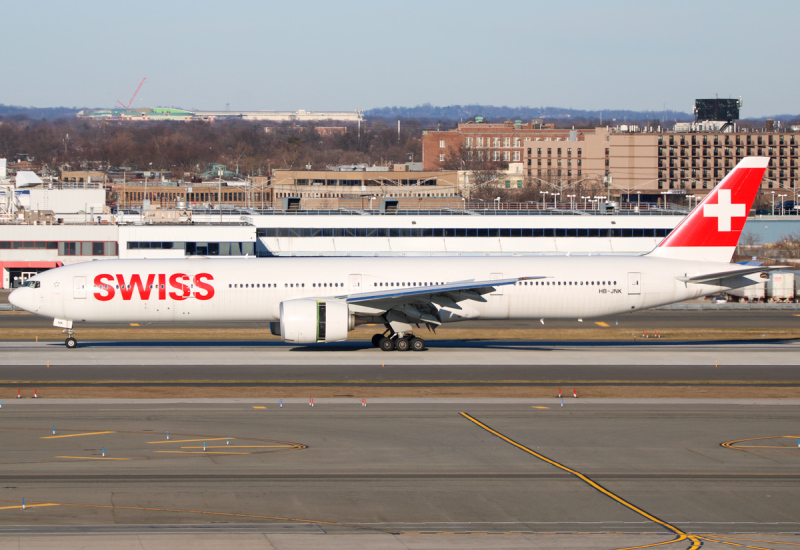 Photo of HB-JNK - Swiss International Air Lines Boeing 777-300ER at JFK on AeroXplorer Aviation Database