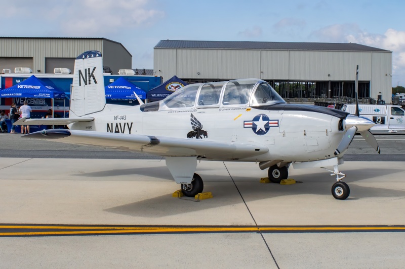 Photo of N143PD - PRIVATE Beechcraft T-34 Mentor  at DOV on AeroXplorer Aviation Database