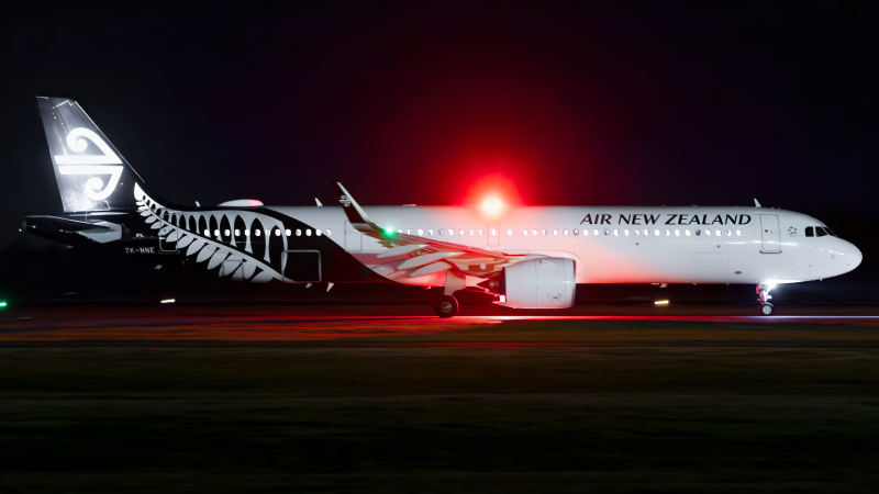 Photo of ZK-NNE - Air New Zealand Airbus A321NEO at CHC on AeroXplorer Aviation Database
