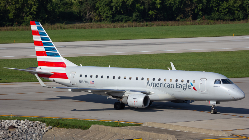 Photo of N136HQ - American Eagle Embraer E170 at CMH on AeroXplorer Aviation Database