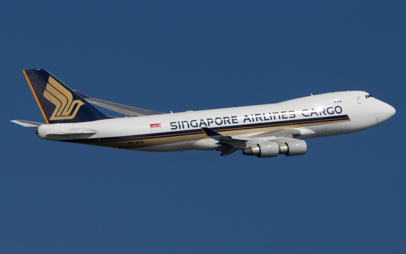 Photo of 9V-SFO - Singapore Airlines Cargo Boeing 747-400F at SIN on AeroXplorer Aviation Database