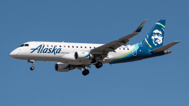 Photo of N636QX - Alaska Airlines Embraer E175 at LAX on AeroXplorer Aviation Database
