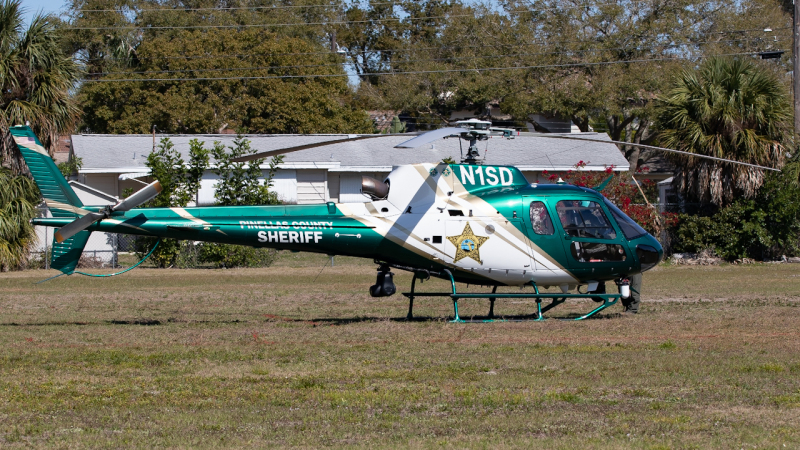 Photo of N1SD - Pinellas County Sheriff’s Office  Airbus H125 at PIE on AeroXplorer Aviation Database