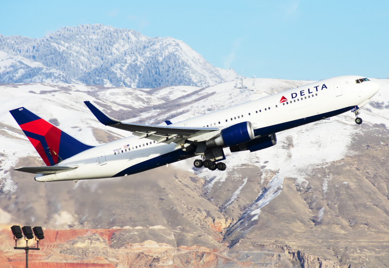 Photo of N1605 - Delta Airlines Boeing 767-300 at SLC on AeroXplorer Aviation Database